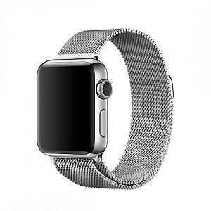 Pulseira Estilo Milanês para Apple Watch 42mm- Prateado