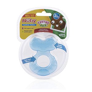 Mordedor de Silicone para Bebê Nuby com Massageador de Gengivas