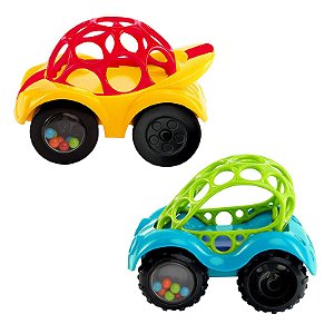 Brinquedo Educativo Carrinho para Bebê Obal Rattle & Roll