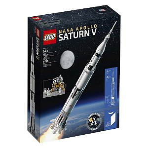 21309 - Lego Nasa Apollo Saturn V Kit de Construção Educativo Foguete