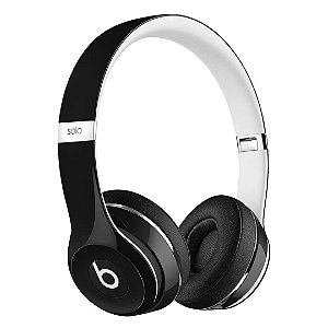 Fone de ouvido Beats Solo2 Original c/ Fio – Preto/Branco