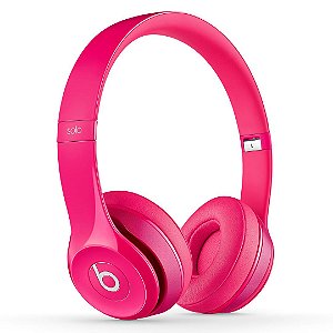 Fone de ouvido Beats Solo2 Original c/ Fio – Pink