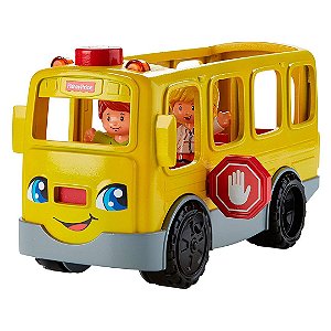 Ônibus Escolar Infantil Fisher-Price Divertido Com Música e Luzes Para Bebê