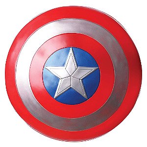 Escudo Infantil Voador Avengers Capitão América Shield com 30cm