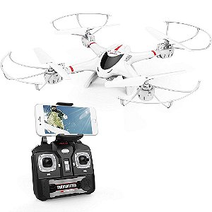 Drone DBPOWER X400W FPV RC Quadcopter Câmera Wi-Fi Função Retorno Headless 2.4 GHz 6 Eixos Gyro RTF