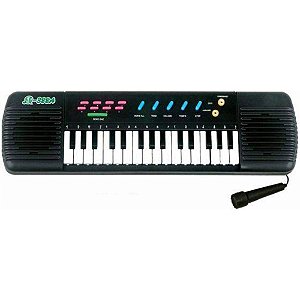 Teclado Infantil Piano Brinquedo Musical Com Karaoke E Microfone Para Crianças