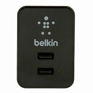 Carregador Duplo USB -  Belkin Preto