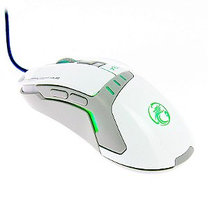 Mouse gamer USB ergonômico 6 botões luz led x8