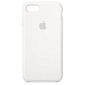 Capa para iPhone 8 ou 7 Silicone Apple Branco
