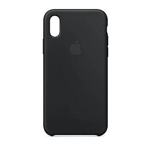 Capa para Iphone XS MAX Silicone Case Apple Preto