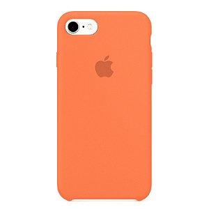 Capa Iphone 7/8 Silicone Case Apple Salmão