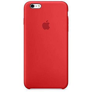 Capa para iPhone 6 e 6s em Silicone Apple Vermelho