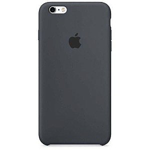 Capa iPhone 6 e 6s Silicone Case Apple Grafite