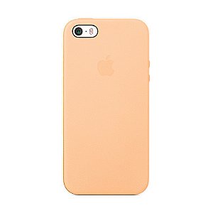 Capa Iphone SE Silicone Case Apple Salmão