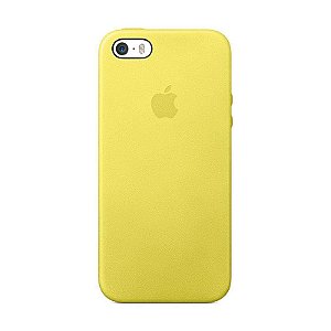 Capa Iphone SE Silicone Case Apple Amarelo