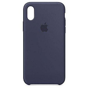 Capa para iPhone X, Azul, Silicone, Apple