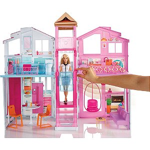 Barbie Real Super Casa 3 Andares DLY32