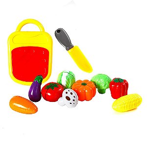 Kit Cozinha Happy Little Chef Cortar Alimentos