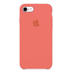 Capa Iphone 7/8 Silicone Case Apple Rosa