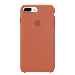 Capa Iphone 7/8 Plus Silicone Case Apple Salmão