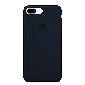 Capa Iphone 7/8 Plus Silicone Case Apple Azul Marinho