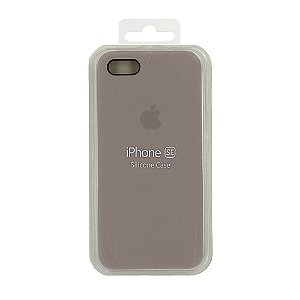 Capa Iphone SE Silicone Case Apple Pink Sand