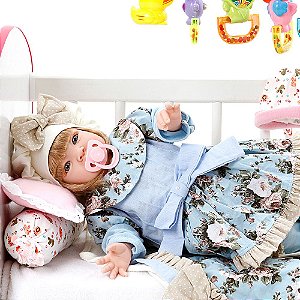 Boneca Bebe Reborn Yasmin Cegonha Reborn Dolls Mais 9 Acessórios 48cm em  Promoção é no Banco PAN