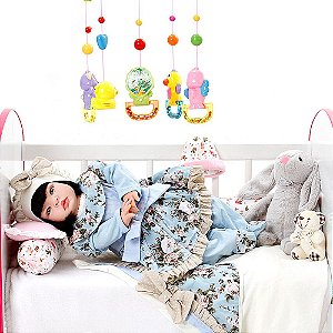 Boneca Bebe Reborn Yasmin Cegonha Reborn Dolls Mais 9 Acessórios 48cm em  Promoção é no Banco PAN