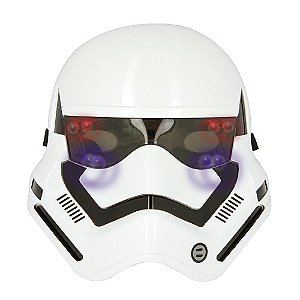 Brinquedo Máscara Star Wars Soldado Stormtrooper LED