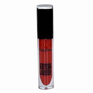 Batom Líquido Matte Vermelho Intenso Cor 066 Ruby Rose