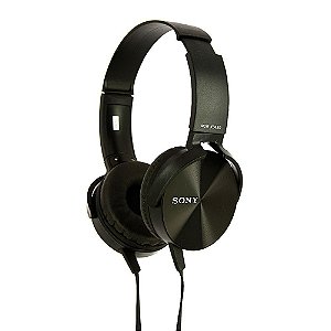 Fone De Ouvido Extra Bass Mdr-xb450ap Headset Sony Preto