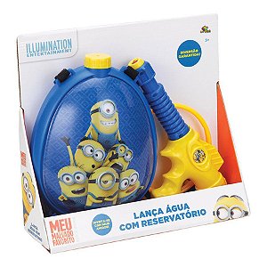 Brinquedo Infantil Lança Água Pistola Minions Meu Malvado Favorito Com Reservatório