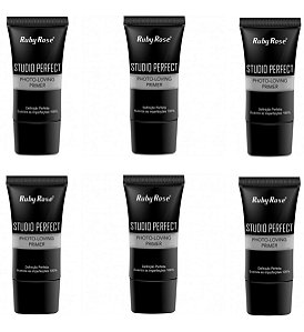 Kit 6 Primer Facial Studio Perfect Ruby Rose Photo Loving HB-8086