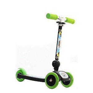 Patinete Infantil 3 Rodas Scooter Racing Club Verde- ZP00104