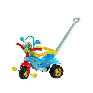 Triciclo Motoca Velotrol Tico Tico Infantil Azul Omotcha - Chic