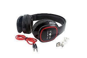 Fone De Ouvido Estéreo Bluetooth Sem Fio FON-8159 - Preto - Inova