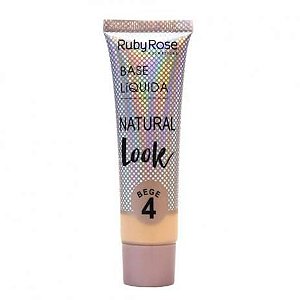 Base Líquida Natural Look Bege 4 HB 8051B4 - Ruby Rose