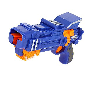 Brinquedo Infantil Estilo Nerf Pistola Com Mira Lançadora De Dardos  Sharpshooter + Alvo Com 14 Dardos - Chic Outlet - Economize com estilo!