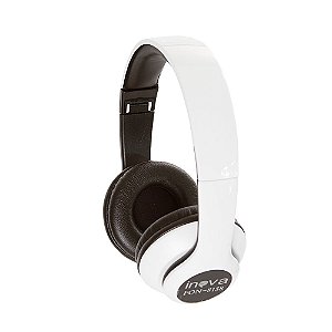 Fone De Ouvido Estéreo Bluetooth Sem Fio FON-8158 - Branco - Inova