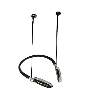 Fone De Ouvido Bluetooth De Pescoço Para Esportes Preto FON-2091D - Inova