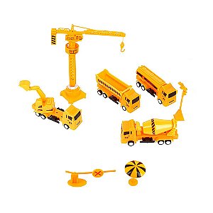 Kit Brinquedo Infantil Construção Civil Truck Under Construction Kit Obra