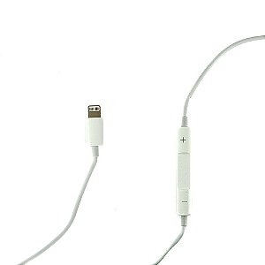 Fone De Ouvido Apple Com Fio E Bluetooth  Com Entrada Lightning De Iphone - Branco - FON-7304 - Inova