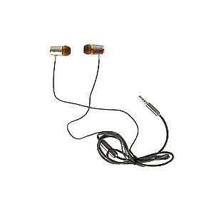 Fone De Ouvido Sport 2.0 Intra-auricular Cinza E Dourado FON-2133D - Inova