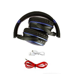 Fone De Ouvido Estéreo Sem Fio Azul FON-8160 - Inova