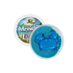 Massa De Areia Com Forminha 60g Azul - Art Brink