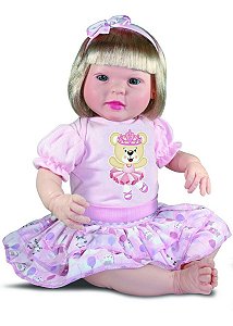 Boneca Bebe Reborn Diandra Cegonha Reborn Dolls 50cm