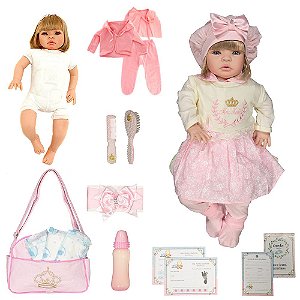 Boneca Bebe Reborn Linda Magazine Luiza - Cegonha Reborn Dolls - Boneca  Reborn - Magazine Luiza