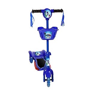 Brinquedo Infantil Patinete PJ Mask Scooter 3 Rodas