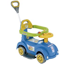 Andador Baby Car Menino Brinquedo Infantil C Haste Removível