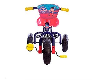 Triciclo Boy Infantil Turma Da Aventura Azul Unitoys 1388